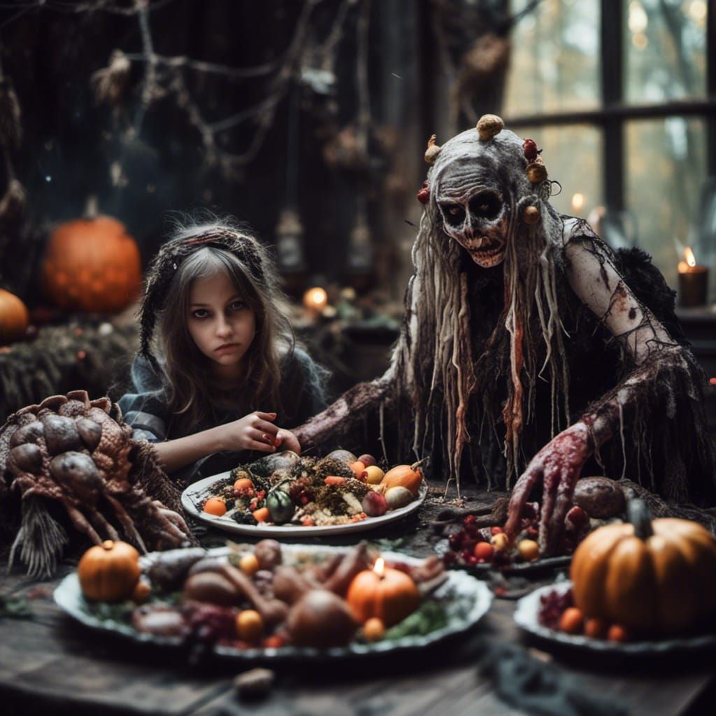 Baba Yaga's Macabre Thanksgiving Feast
