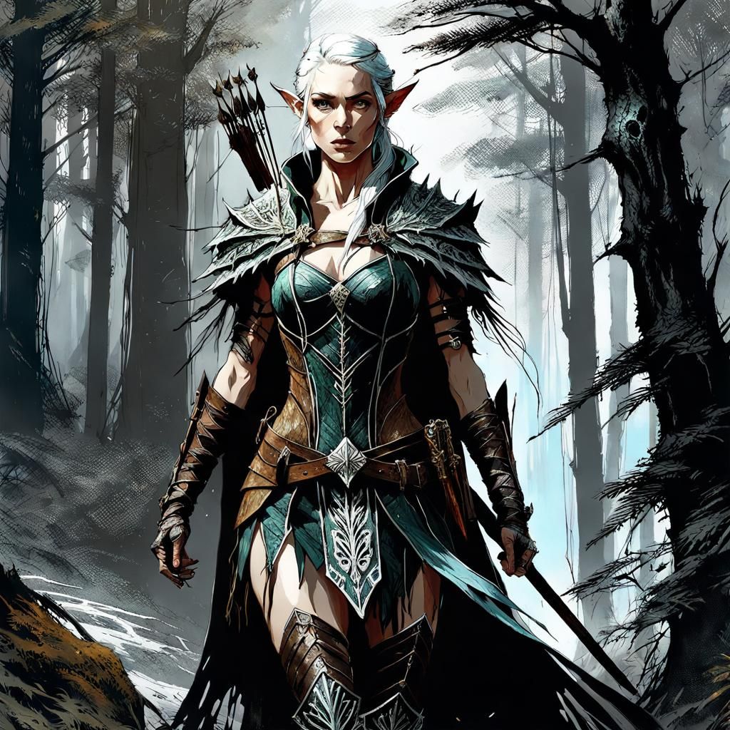 Elvana, Elf Ranger