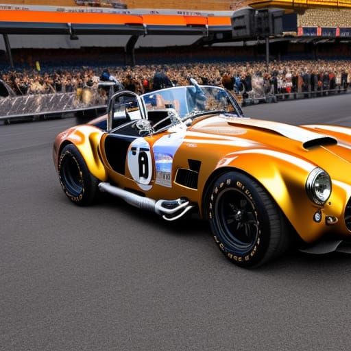 Cobra Sports Car at Le Mans in 8K