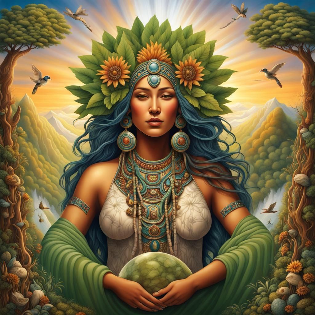 Pachamama: A Modern Artistic Interpretation of Mother Earth