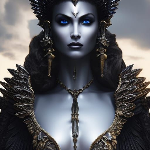 Angel of Death with Sword: Detailed Concept Art