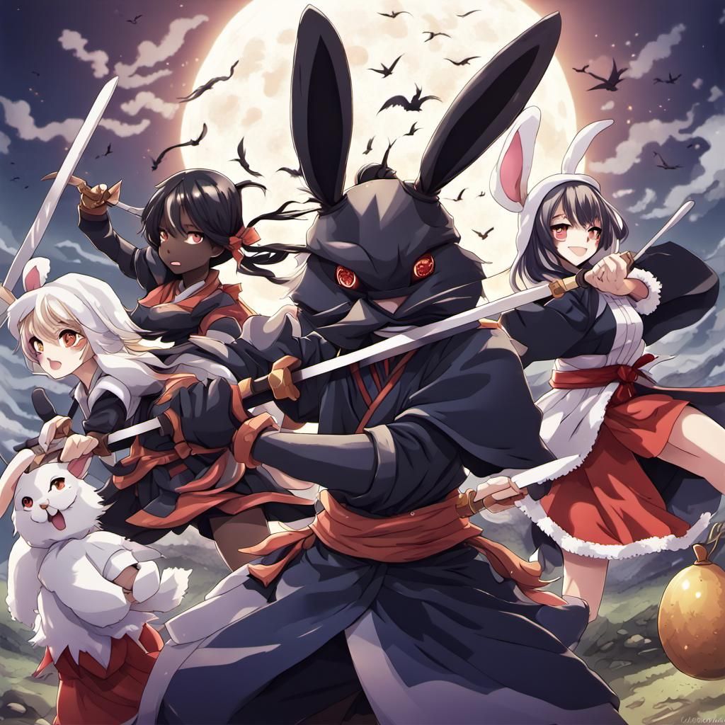 Epic Anime Battle: Samurai and Witches vs Santa