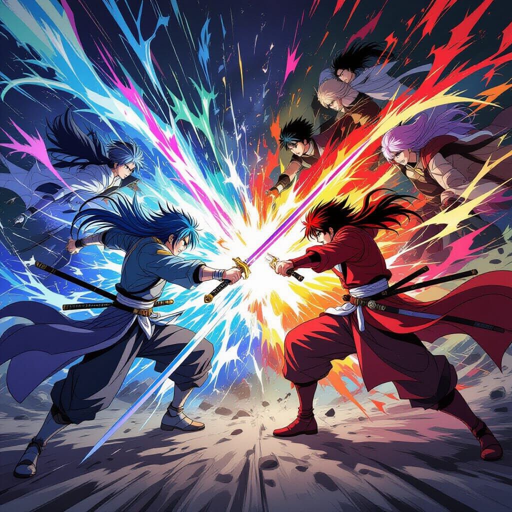 Anime Warriors Clash: Magical Powers & Swords