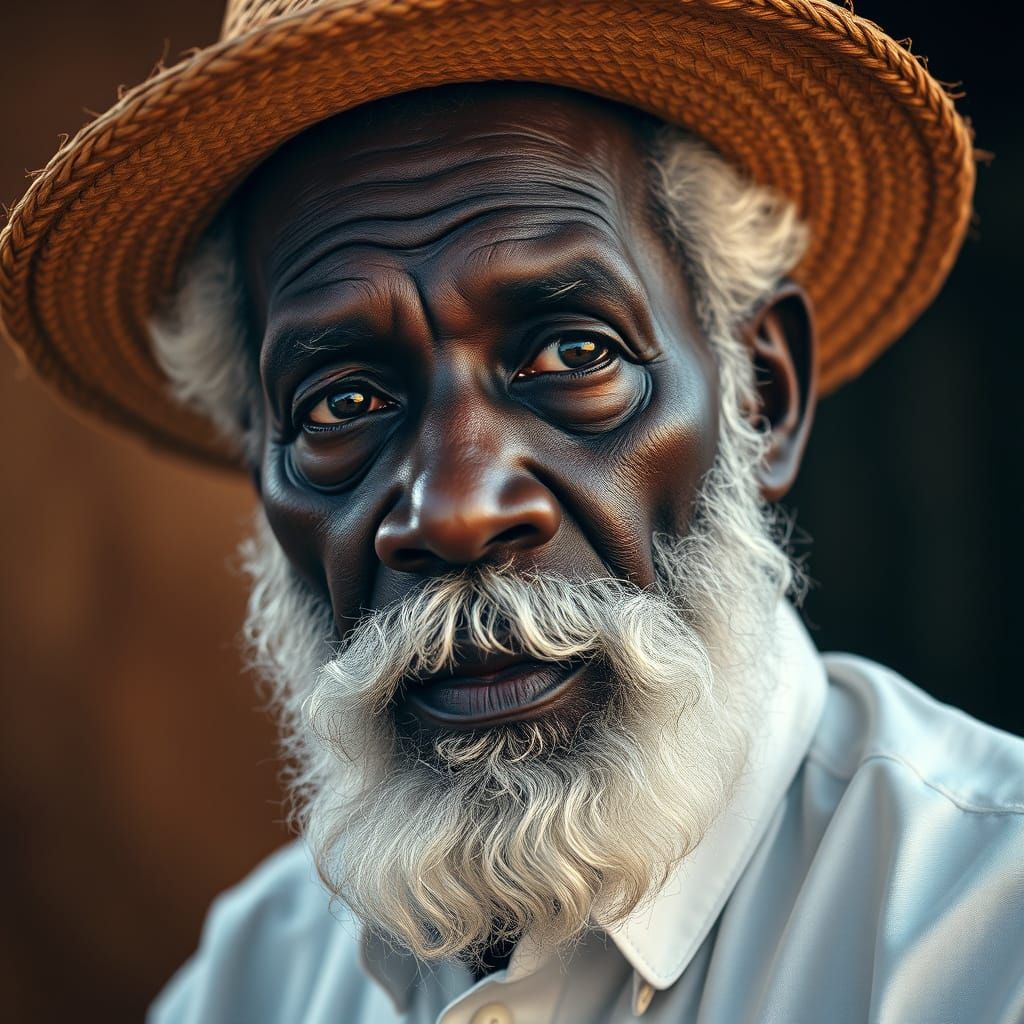 Timeless Elegance in Hyperrealistic Digital Portrait