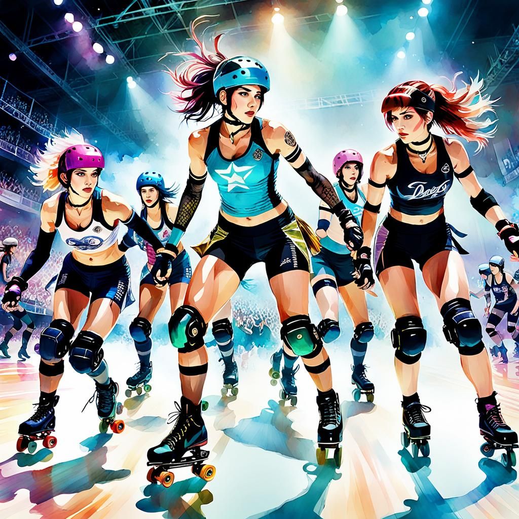 It's On! 4 - Roller Derby Girls.