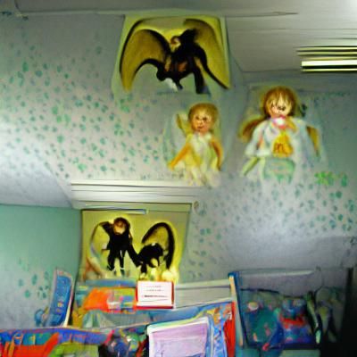 Haunted Children's Room: Demons and Angels