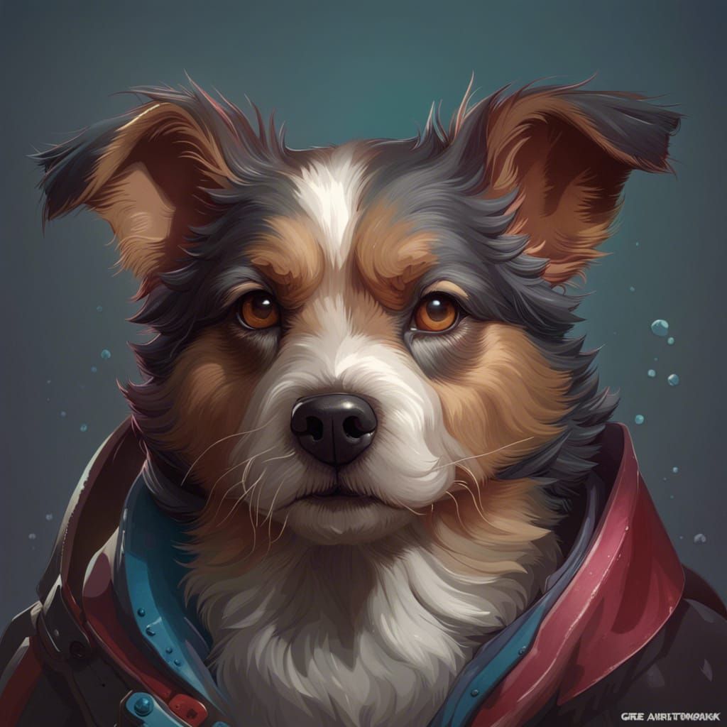 Hyperdetailed Portrait of a Chug Dog in Unreal Engine 5