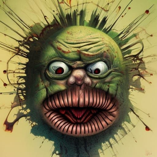 Suspicious Donald Trump in Pop Art Style