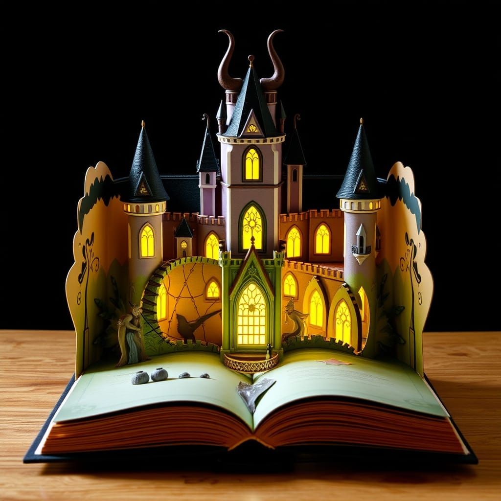 Maleficent's Castle Revealed in Pop-Up Book