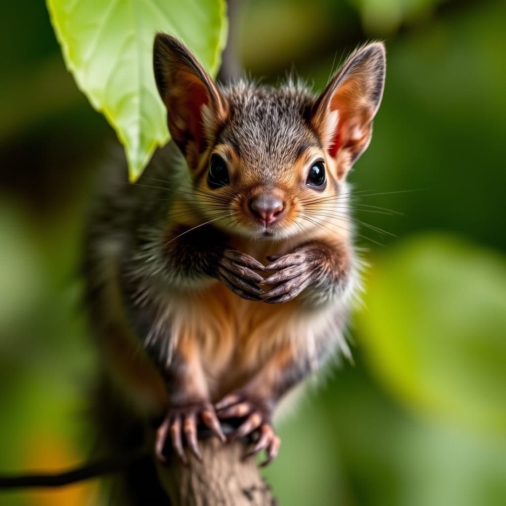 Bat-Squirrel Hybrid Creature