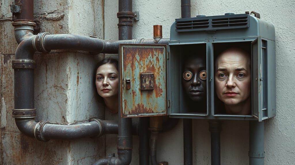 Hidden Faces in Urban Landscape