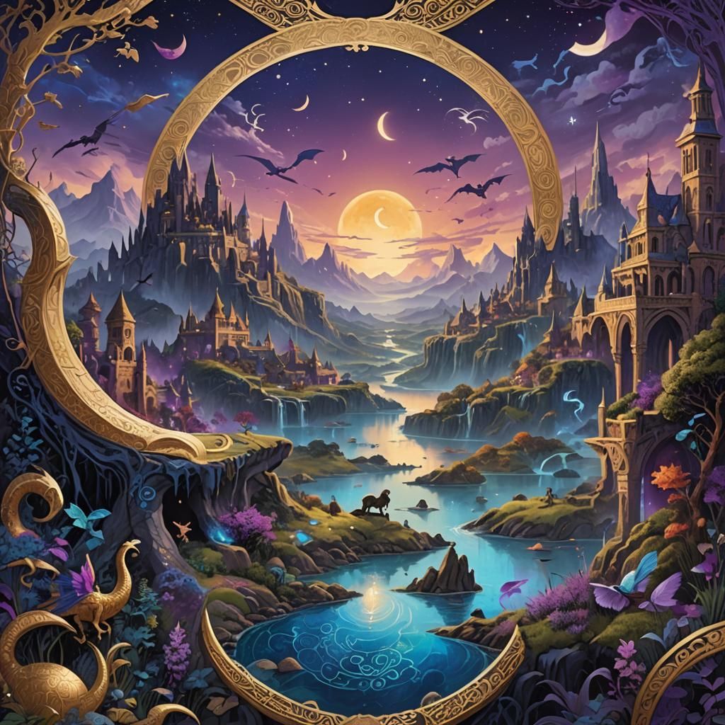 Magical Record Sleeve: Fantasy Concept Art