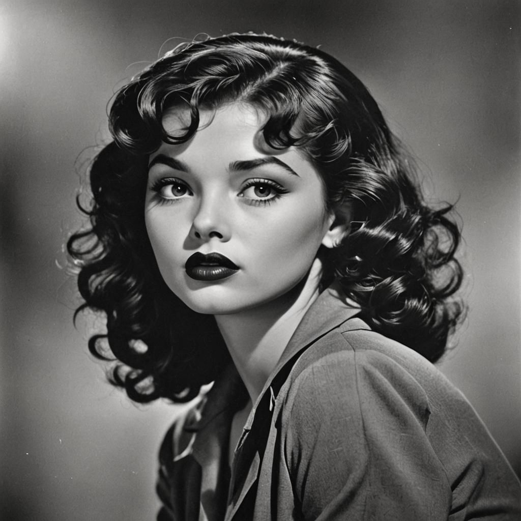 Film Noir Kissy Face