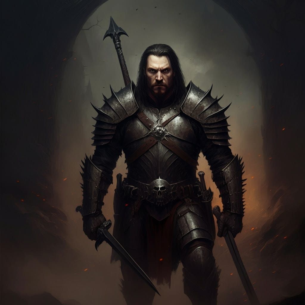 Dark Fantasy World in Grimdark Style