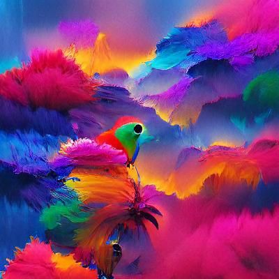 Colorful Abstract AI-Generated Image