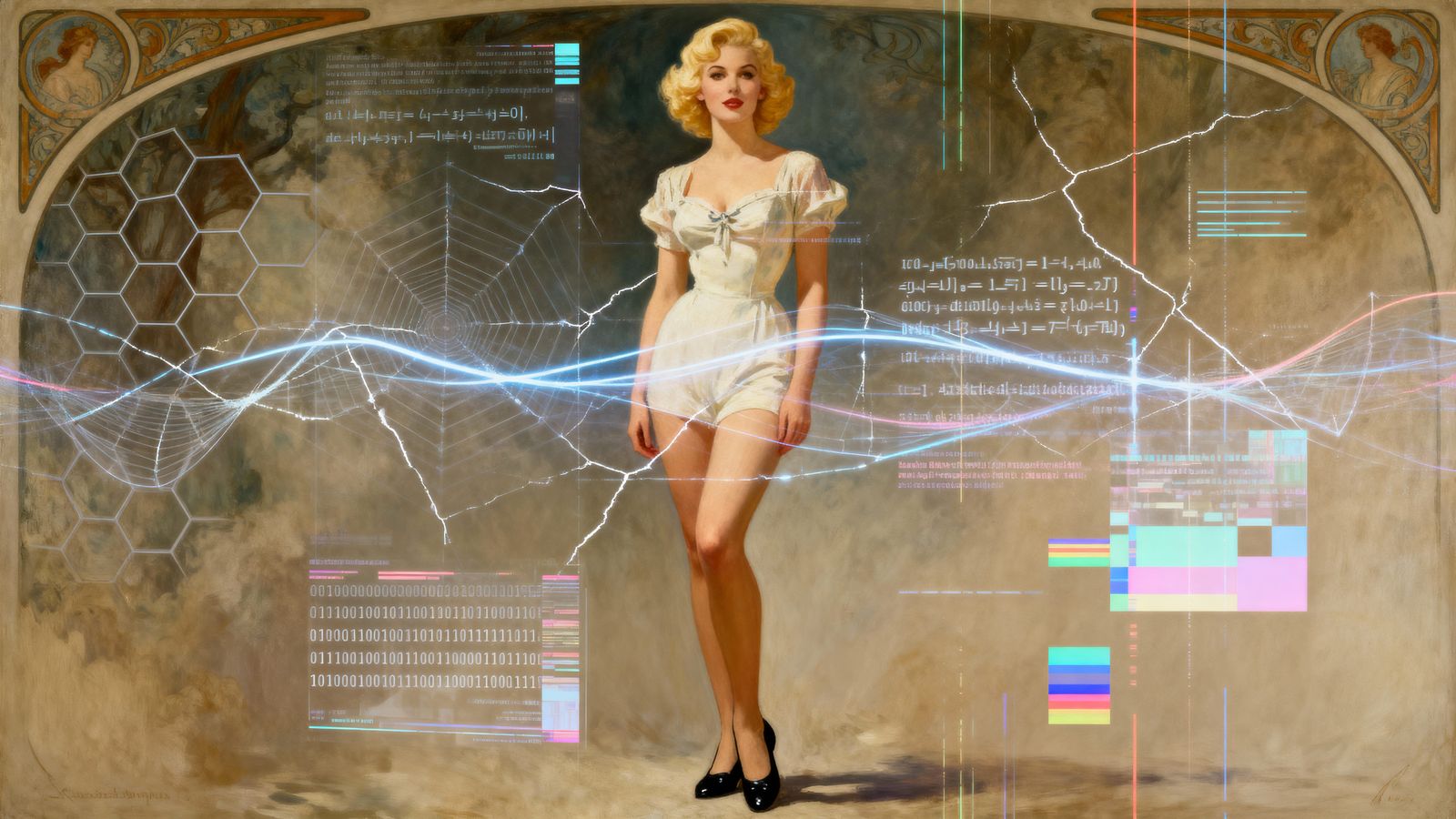 OVERLAY: "a fusion of Ryoji Ikeda + glitch photography + fra...