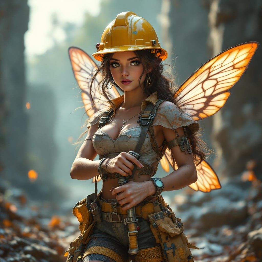 Fairy Construction Worker Concept Art