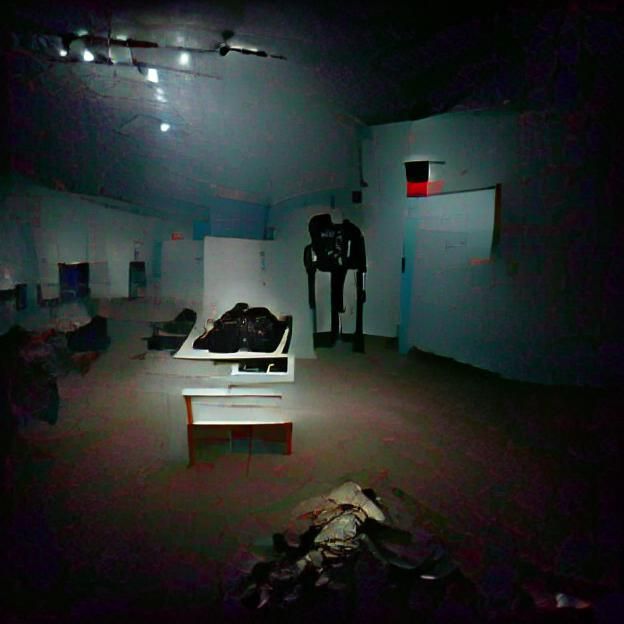Macabre Scene: Dark Room, Dead Figure
