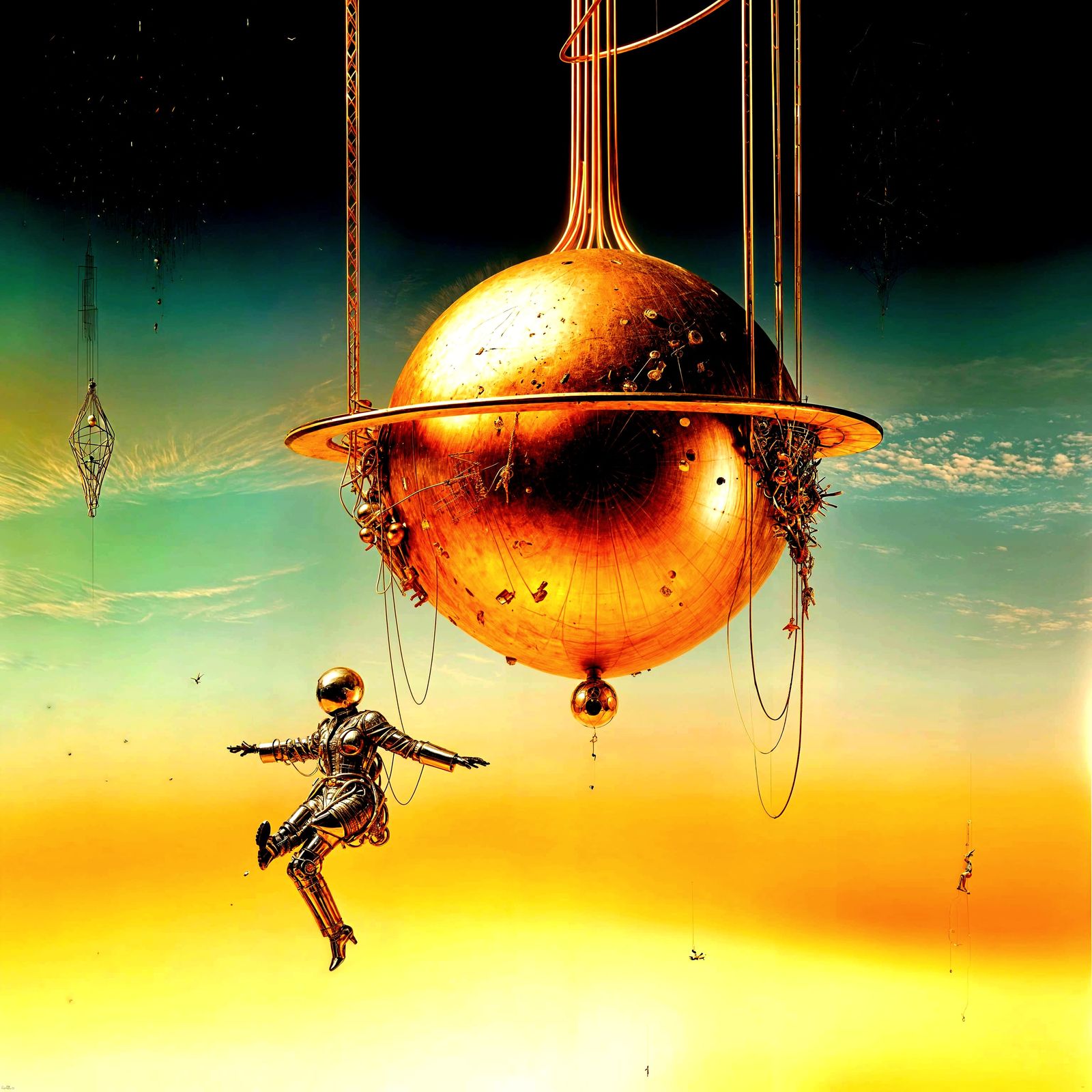 Surrealist Dreamscape in Avant-Garde Postmodern Style