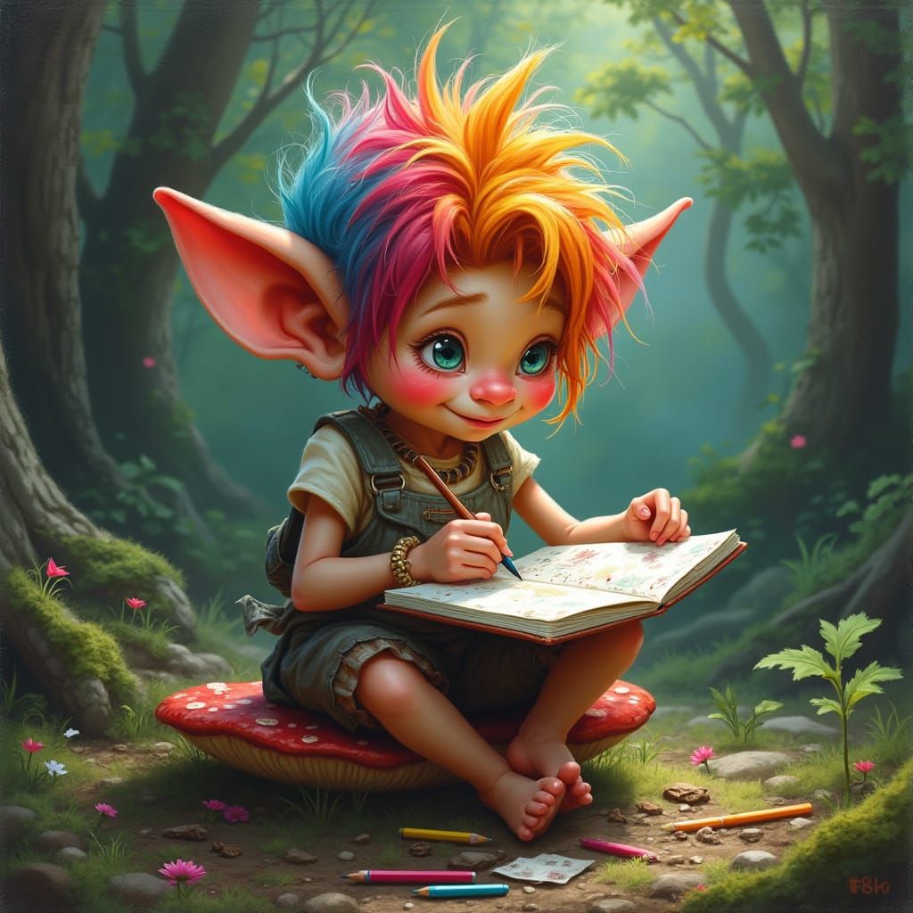 masterpiece troll sketchin'