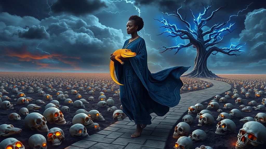 Mystical Guardian of the Golden Crocodile