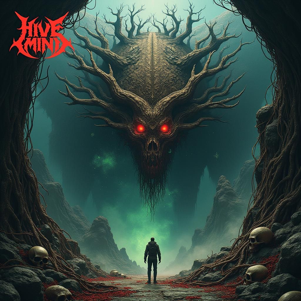 Death Metal Album Cover: Colossal Ancient Hive