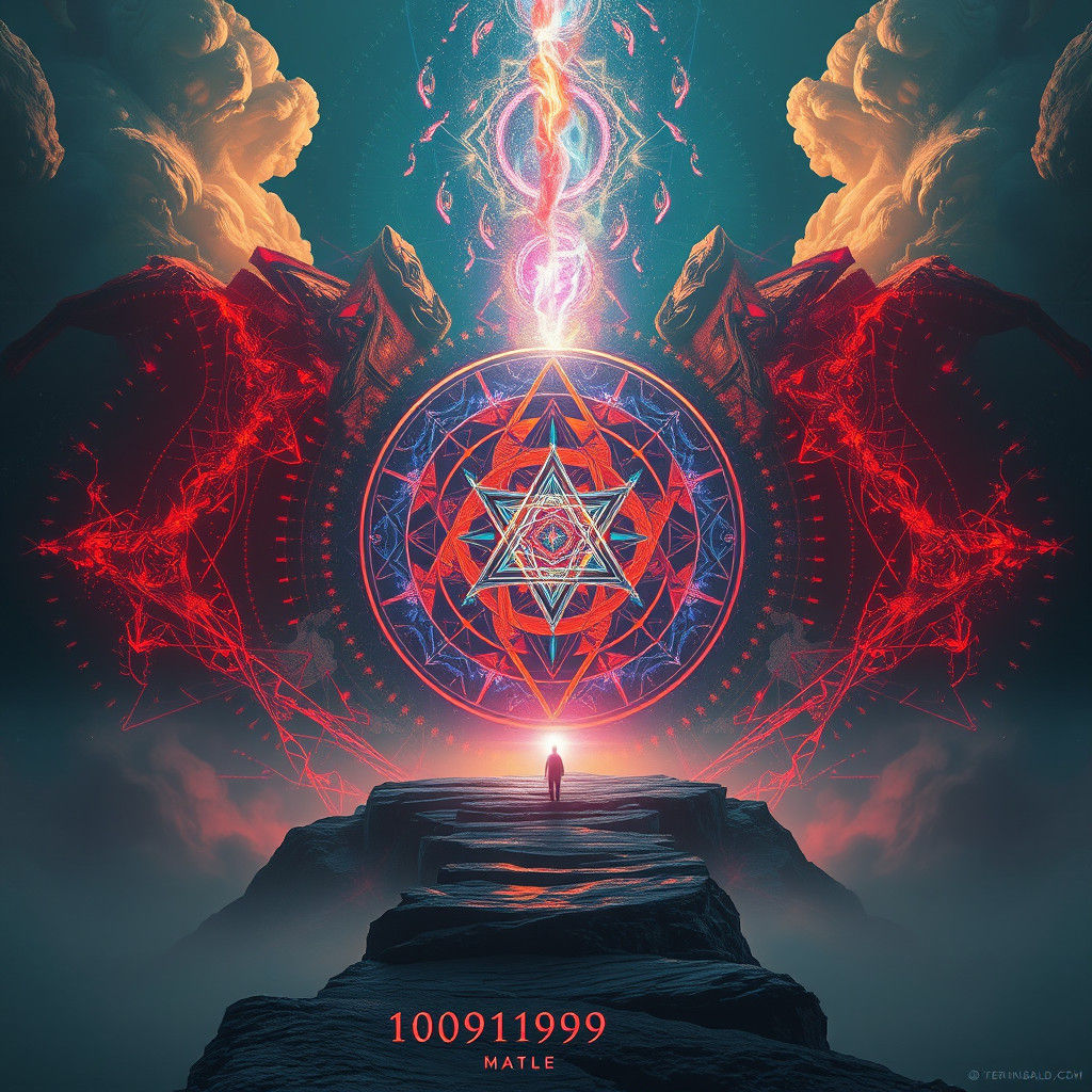 Mystical Sigil at Dream Realm Threshold