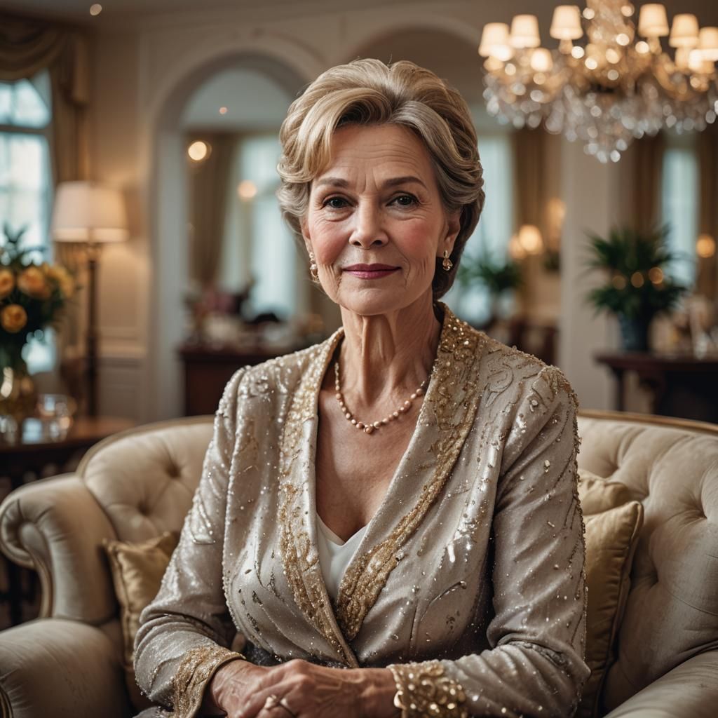 Elegant Portrait of a Former Beauty Queen