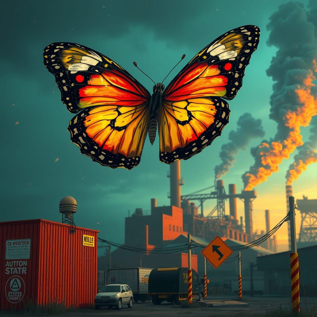 Butterfly's Journey to the Comic-Style Factory