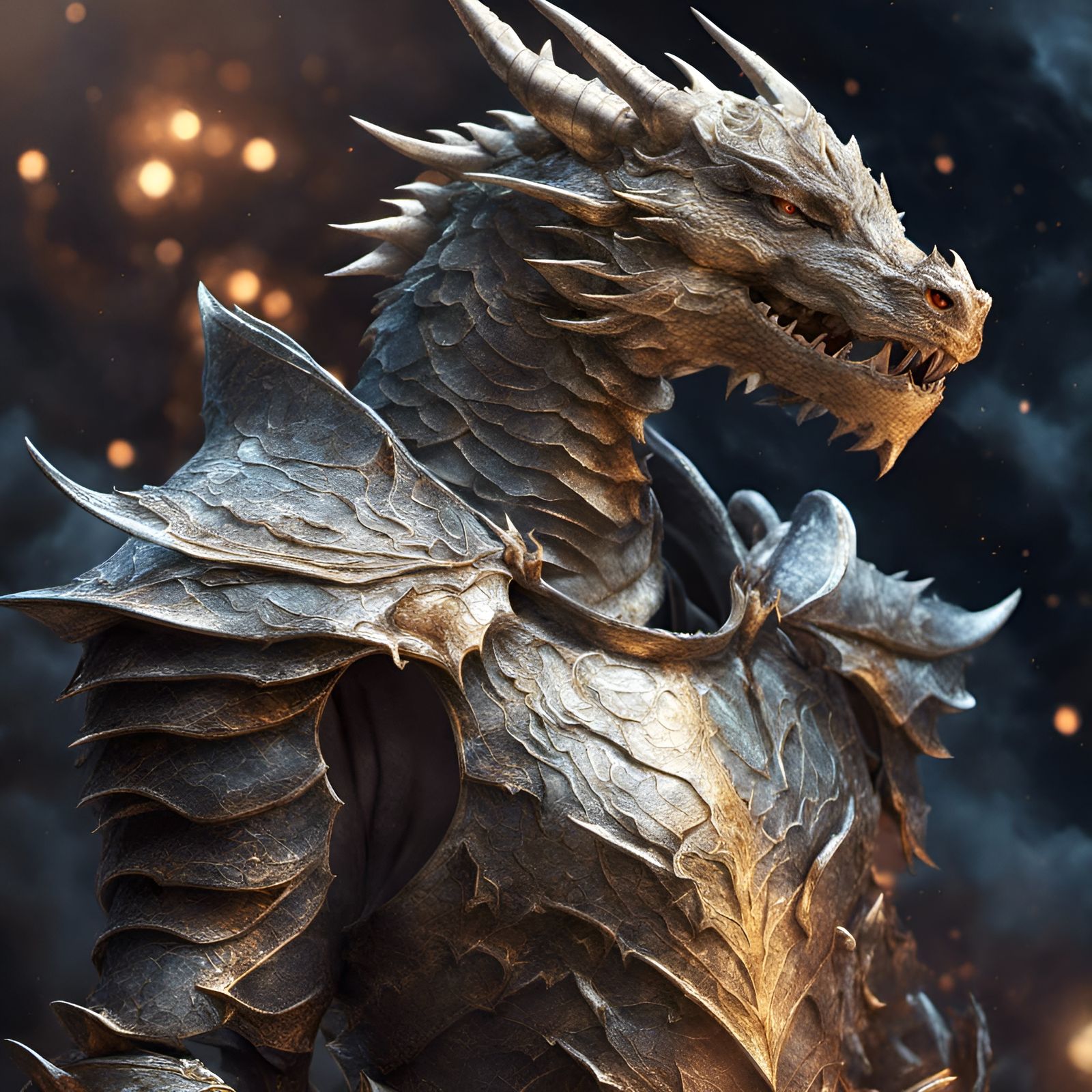 Dragon Knight in Cosmic Armor