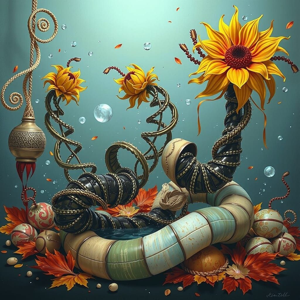 Abstract Forms of Twisting and Warping Shapes