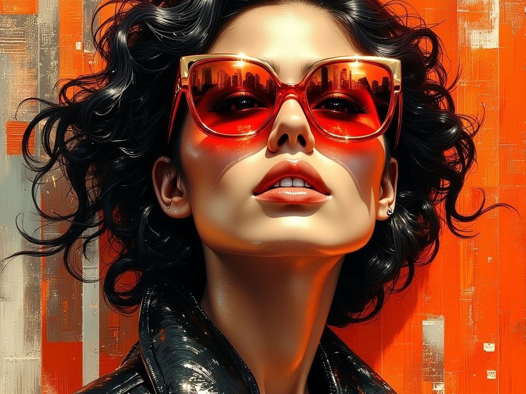 stylish city woman