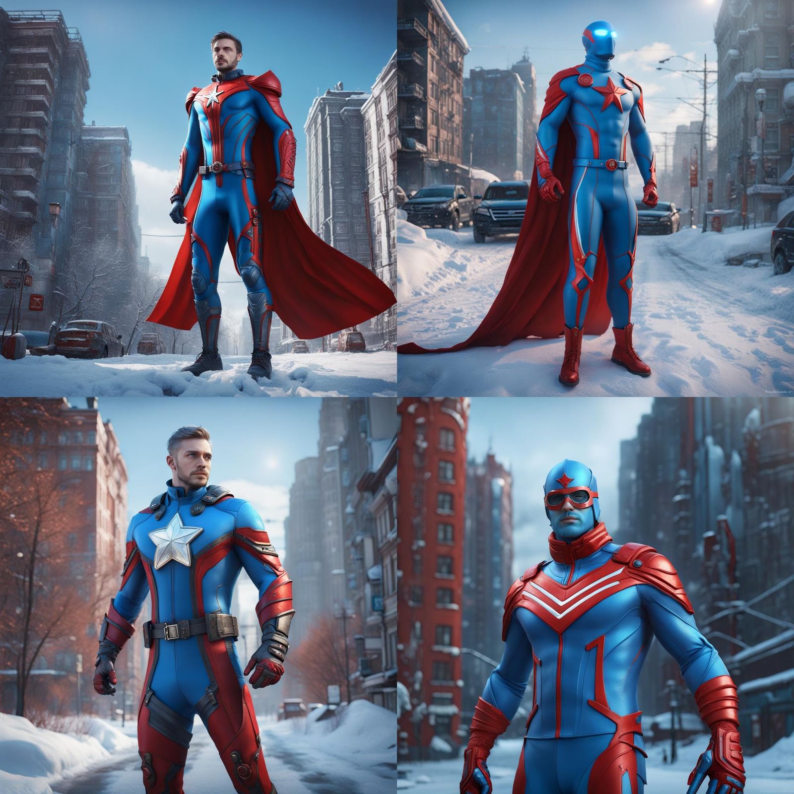 Captain Snow: Russian Superhero in Novosibirsk