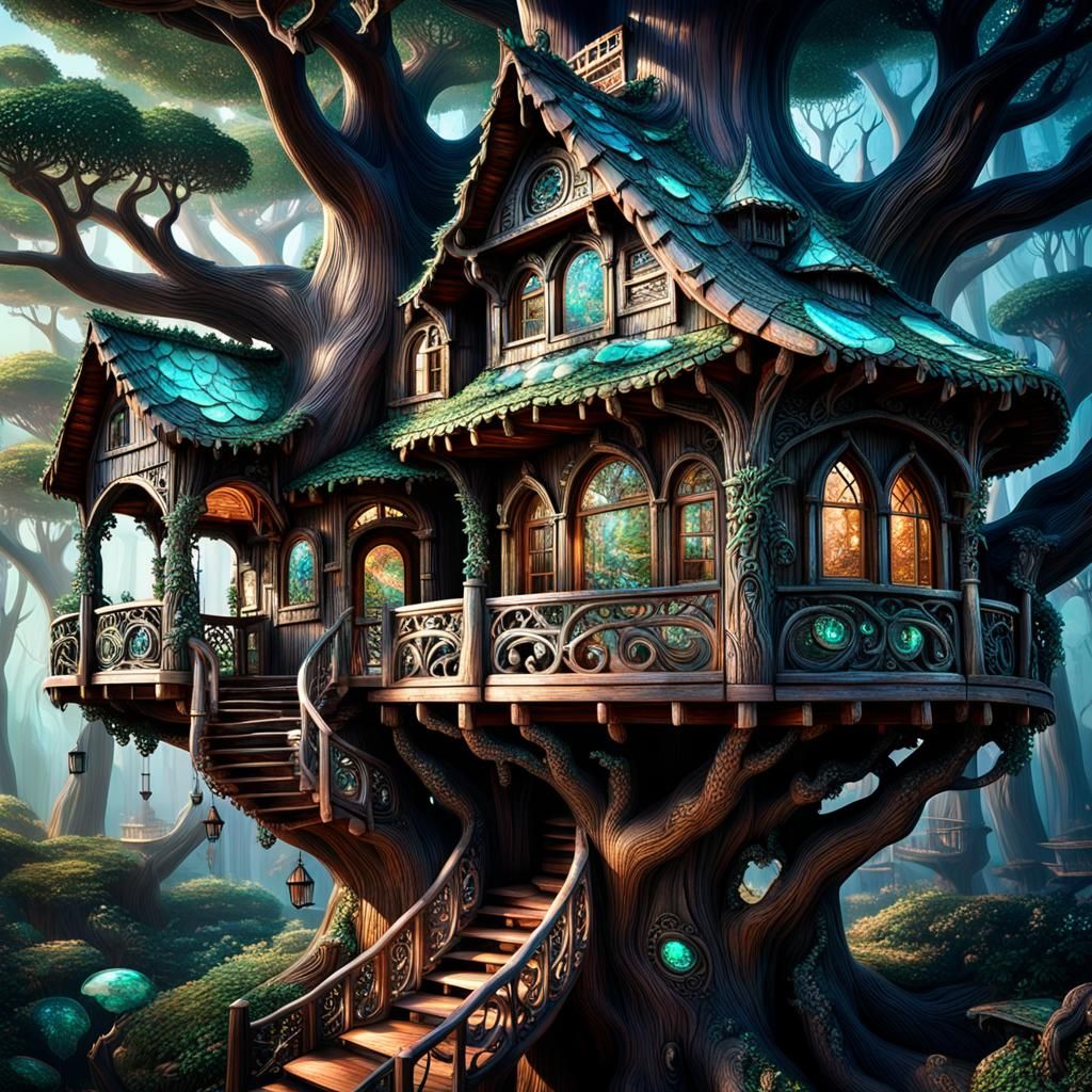 Beautiful treehouse