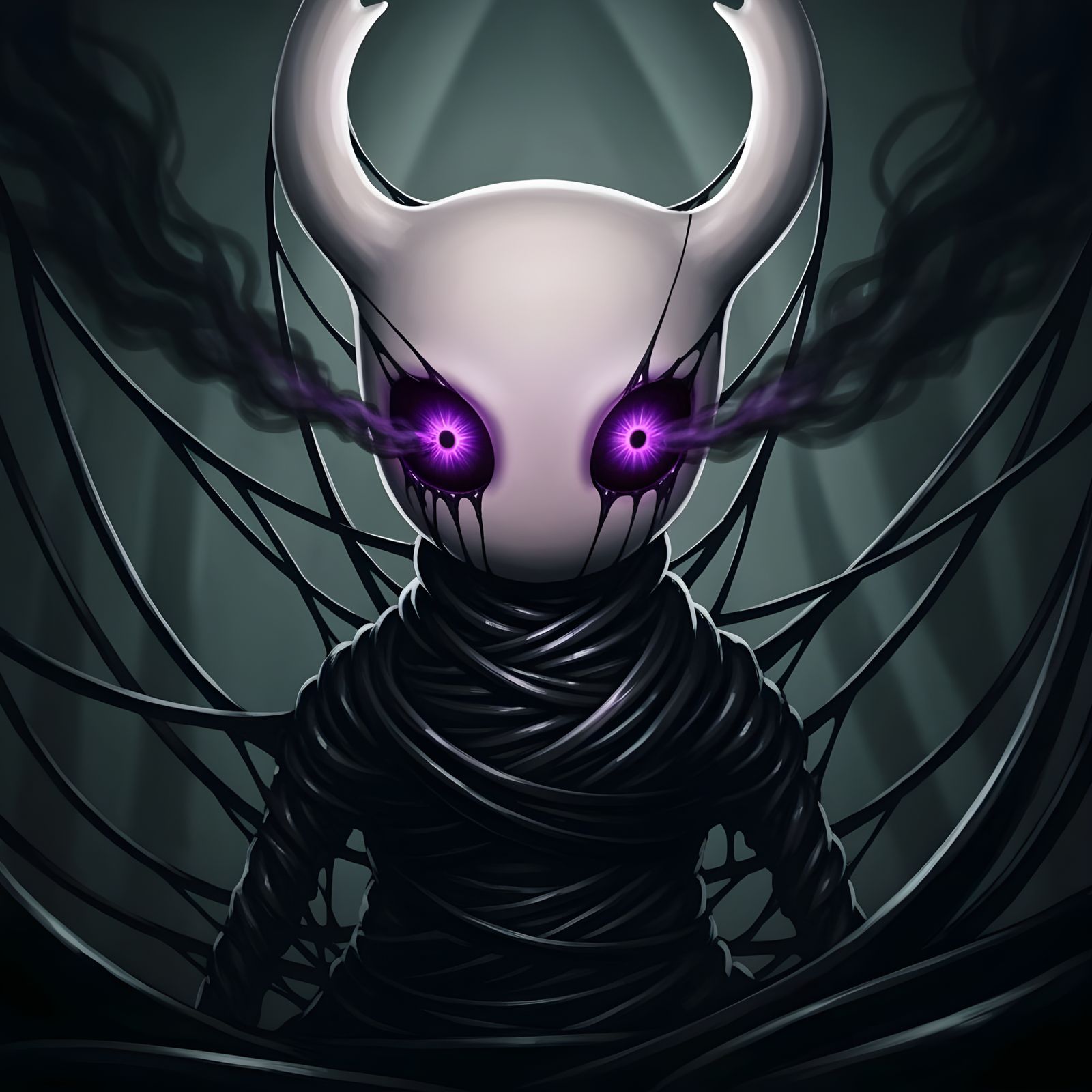 Silksong Hornet Corrupted By Dark Threads