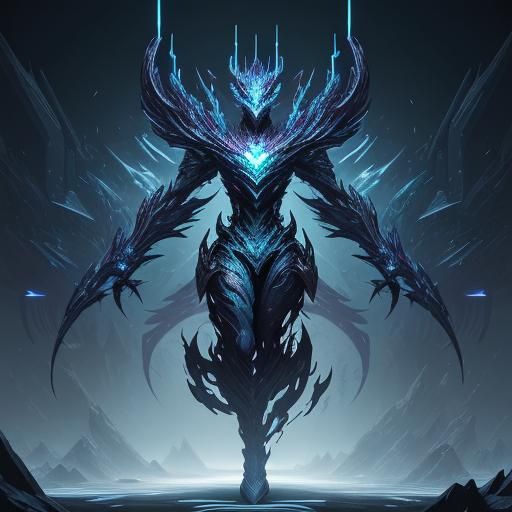 Small Glitch Demon in Pixel Art Style