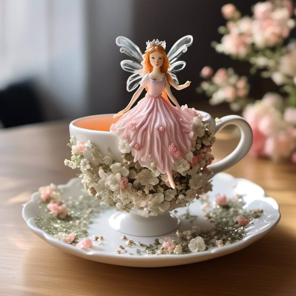 Little  Pink Fairy Tea Time