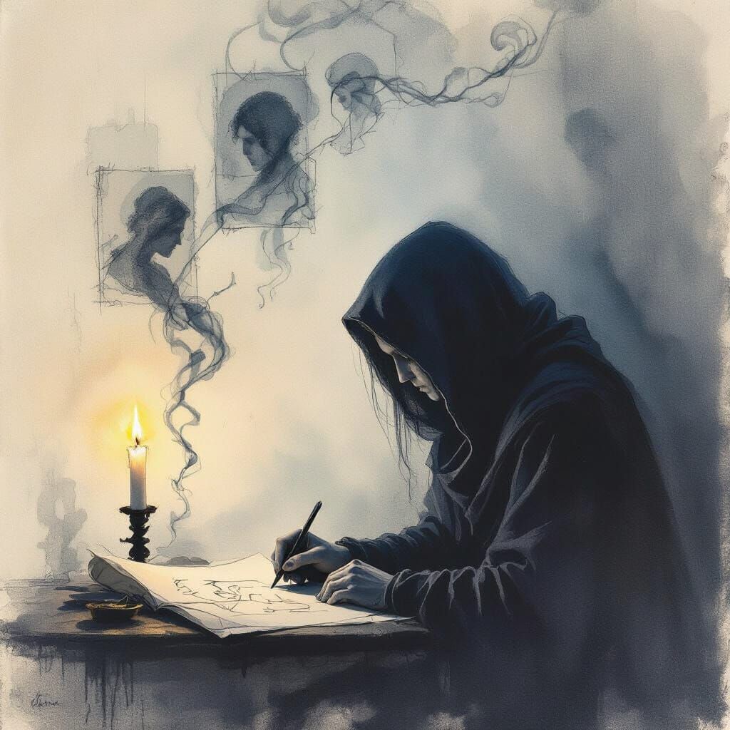 Ethereal Artist Captures Ephemeral Memories in Dark Romantic...