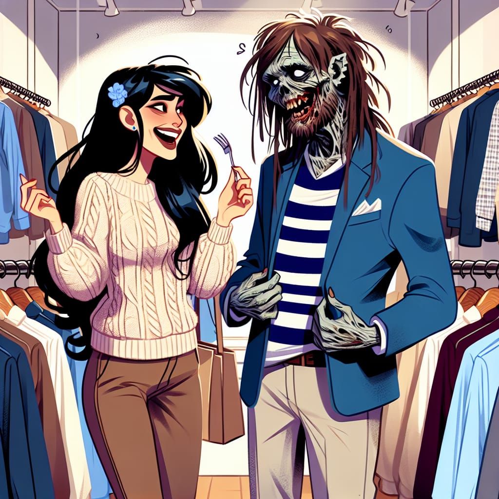 Witch and Zombie's Preppy Fashion Fun
