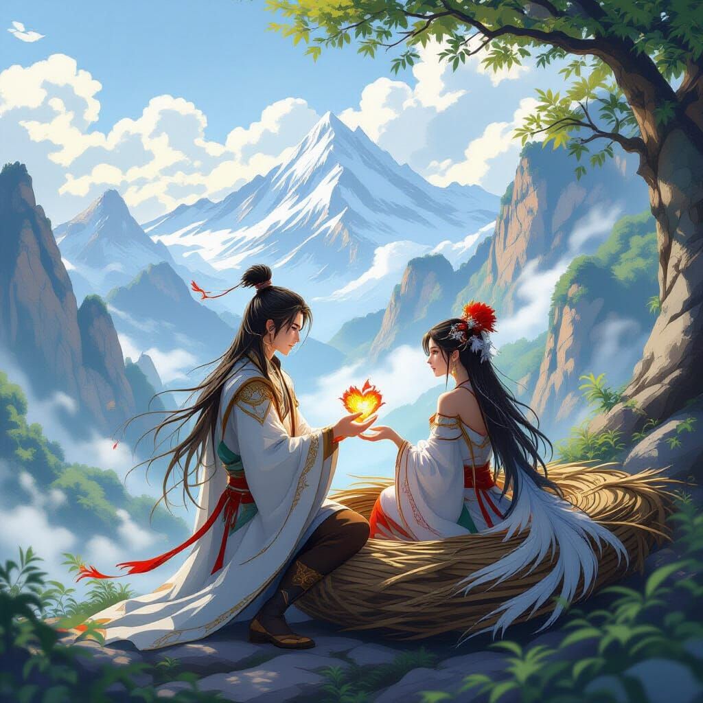 Phoenix of Distant Peaks: A Heart's Offering