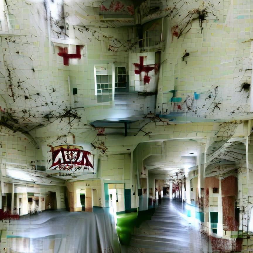 Gloomy Asylum Interior