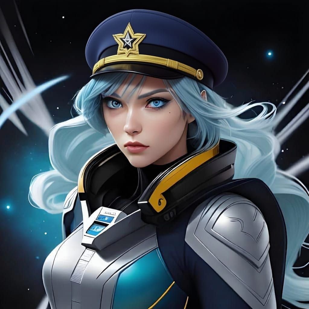 Space Cadet Vivy in Black Yellow Suit