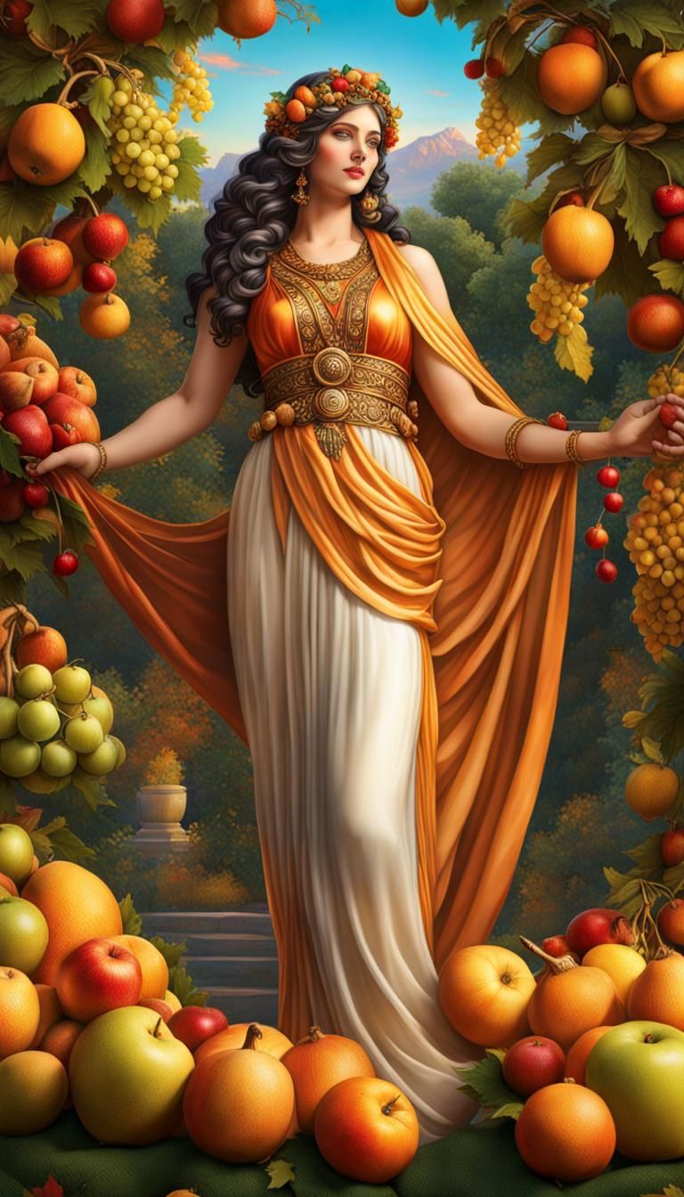 Pomona, Roman Goddess of Orchards