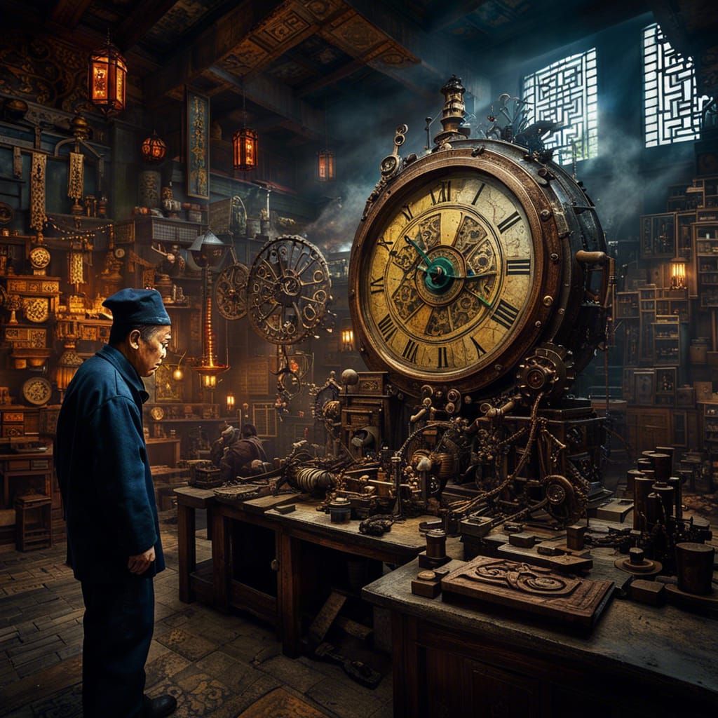 My master has left me no plans..but he wants me to build a time machine..tik tok..