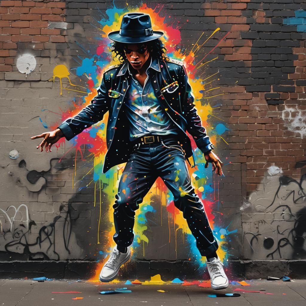 Michael Jackson Urban Graffiti Pop Art