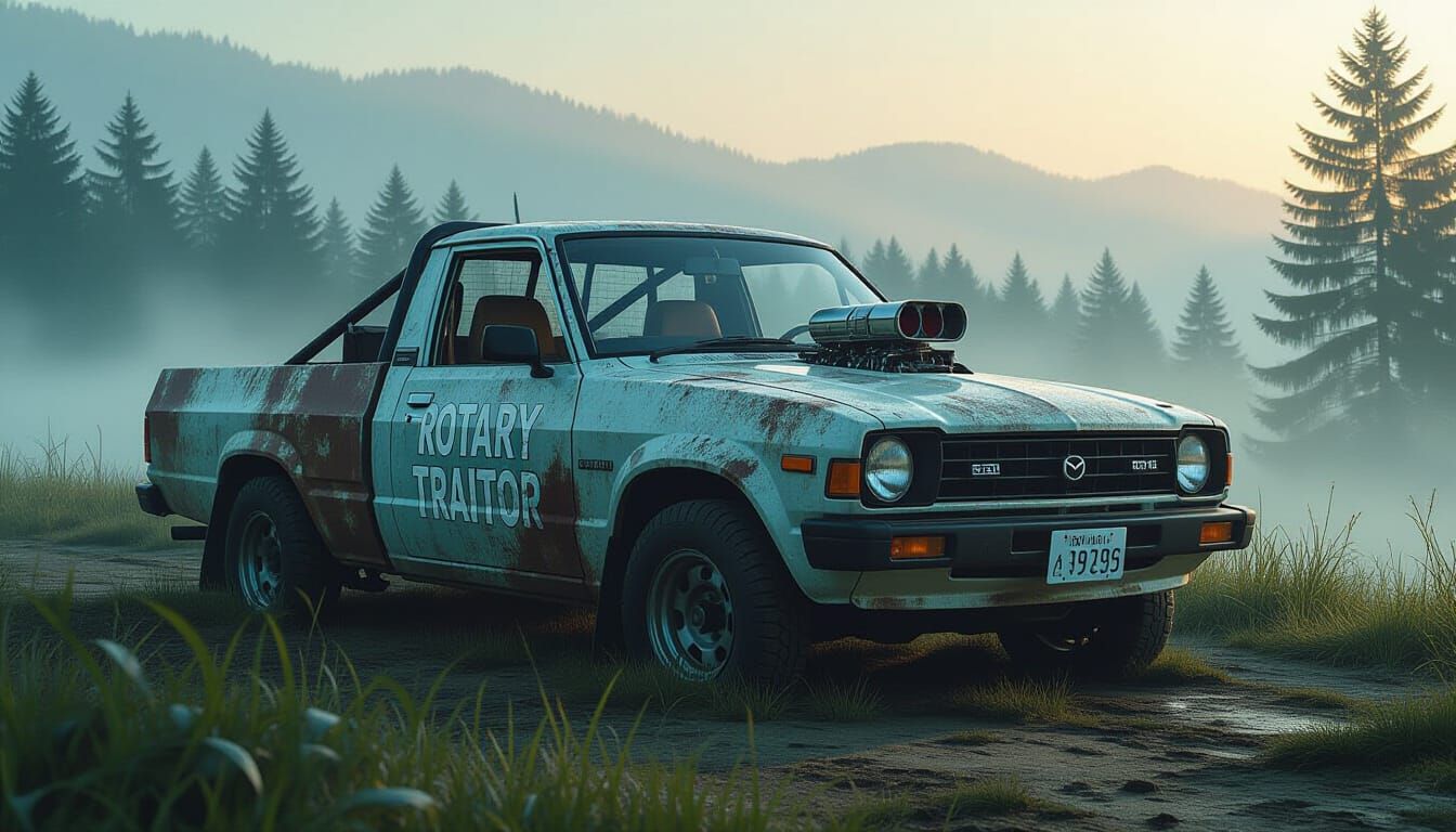 Abandoned Mazda REPU V8 Swap "ROTARY TRAITOR"