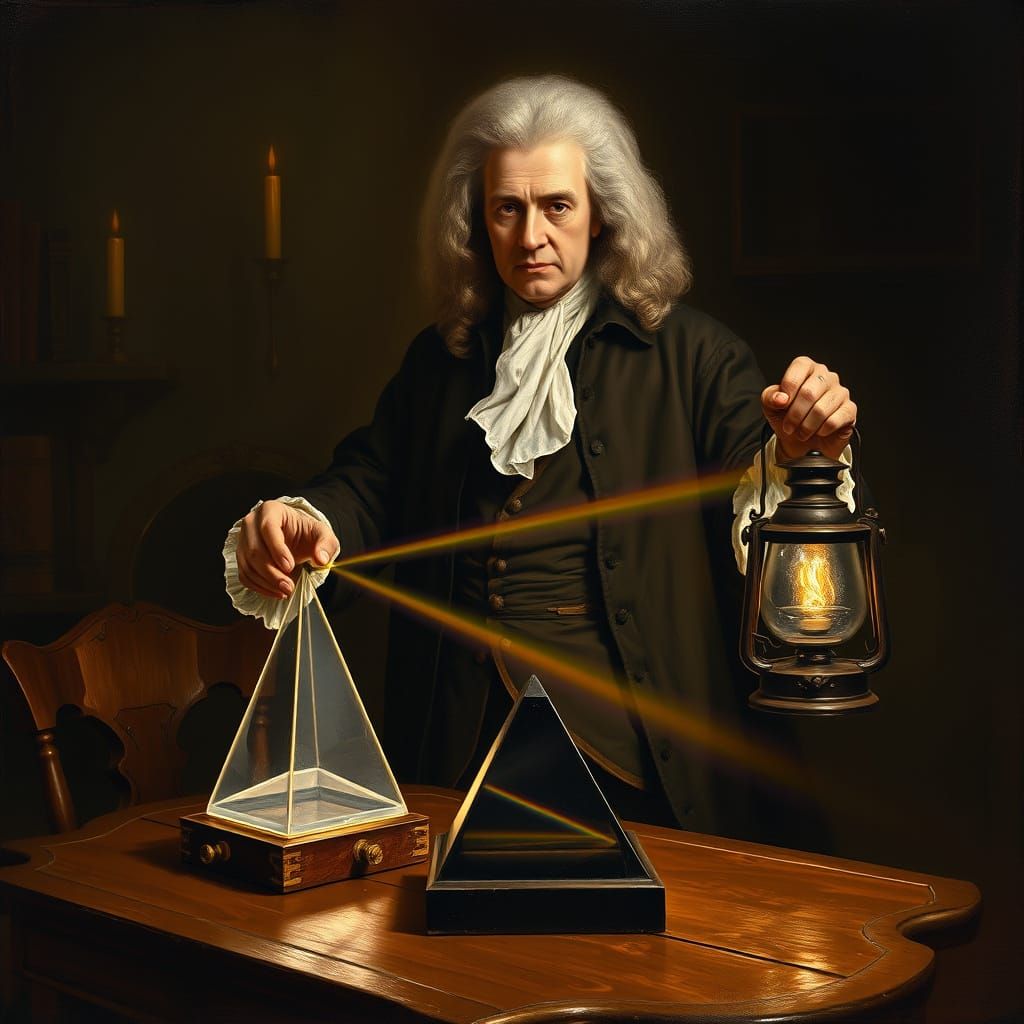 Newton's Prism: Baroque Art Meets Scientific Discovery