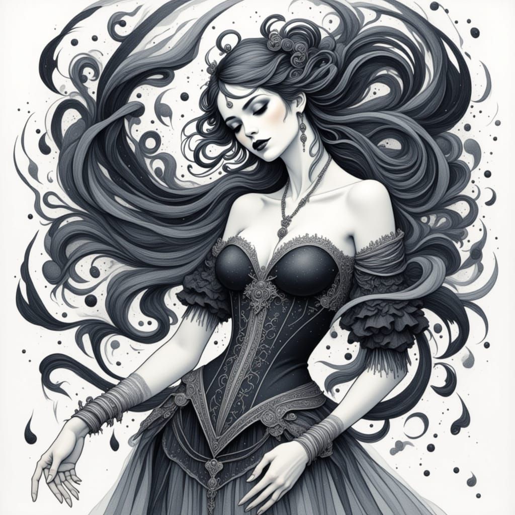 Ethereal Desert Landscape in Cyberpunk Hues