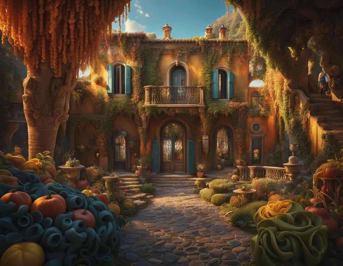 Pasta Villa: Fantastical Italian Architecture