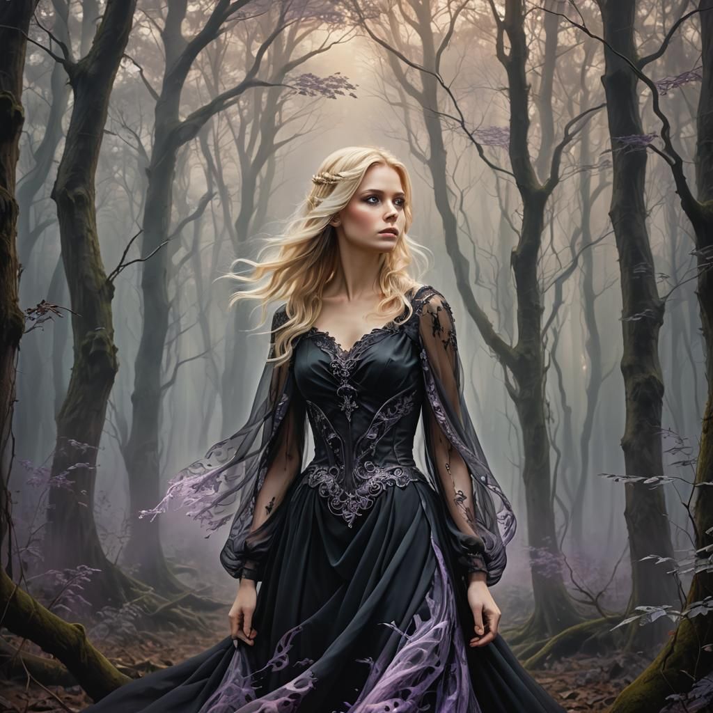 Fantasy style splash art